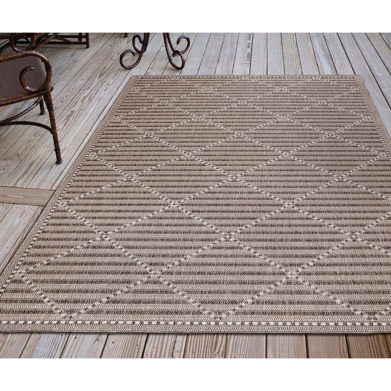 Liora Manne Malibu  Indoor/Outdoor Rug  Neutral..