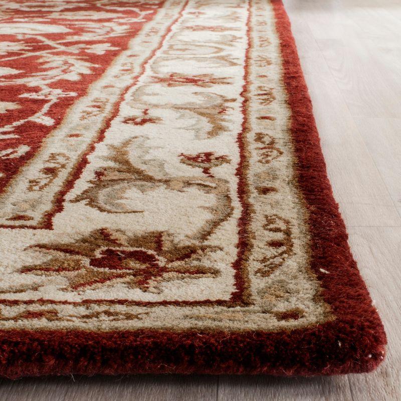 Royalty ROY244 Hand Tufted Area Rug - Red/Ivory - 8'x10' - Safavieh.