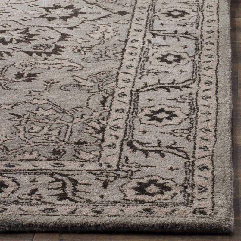 Antiquity AT58 Hand Tufted Area Rug - Grey/Beige - 6'x9' - Safavieh.
