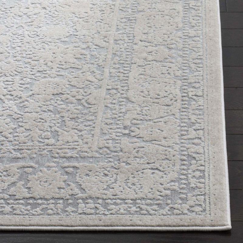 Reflection RFT663 Power Loomed Indoor Area Rug - 6'x9' - Light Grey/Cream - Safavieh