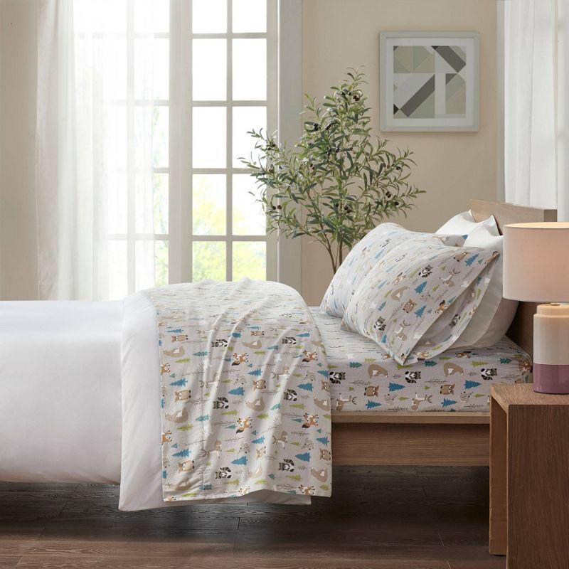 Madison Park Cozy Flannel 100% Cotton Sheet Set
