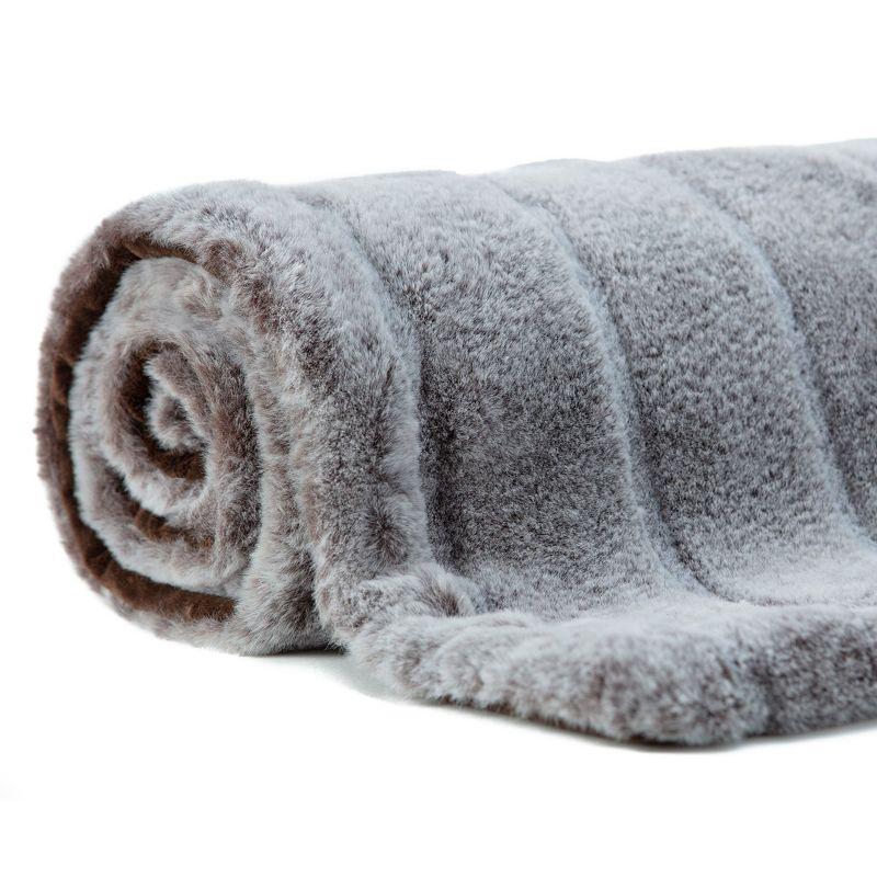 Chanasya Chanasya FrostFur Luxuriousfrost Tip Fur Mink Throw Blanket
