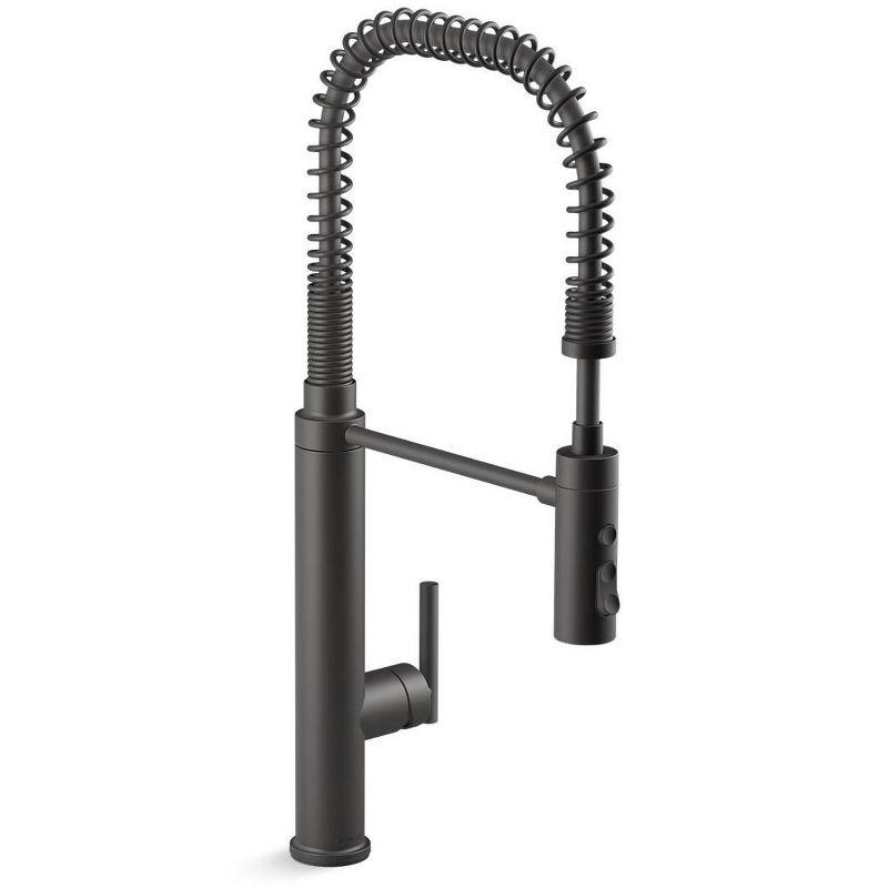 Kohler Purist® Single Handle Semi-Professional Pre-Rinse Kitchen Faucet with Pull Down Sprayer