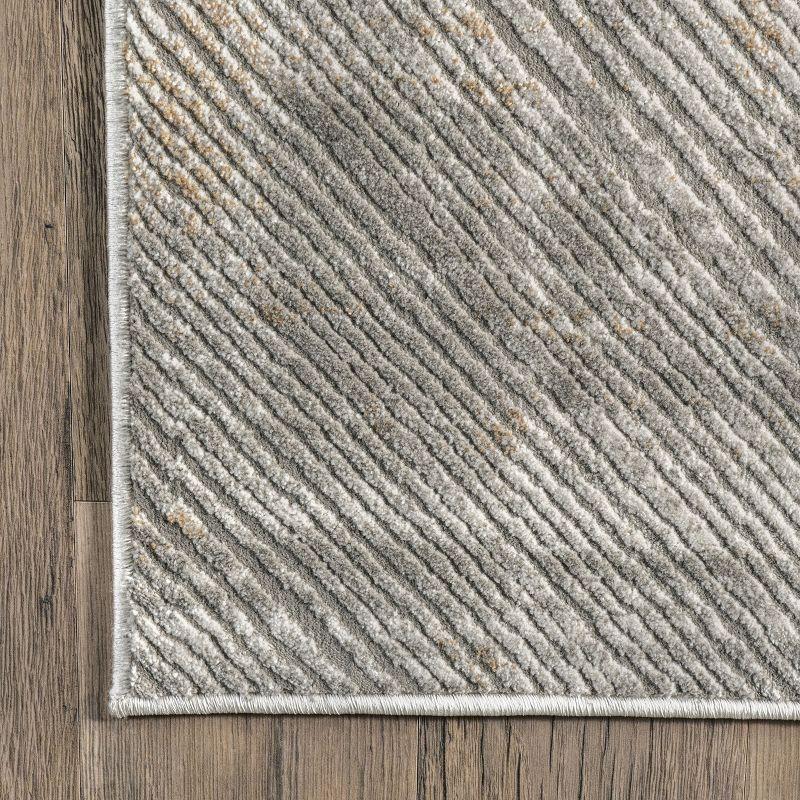 Nuloom Helene Abstract 5x8 Indoor Area Rug for Living Room Bedroom Dining Room Kitchen, Beige/Ivory