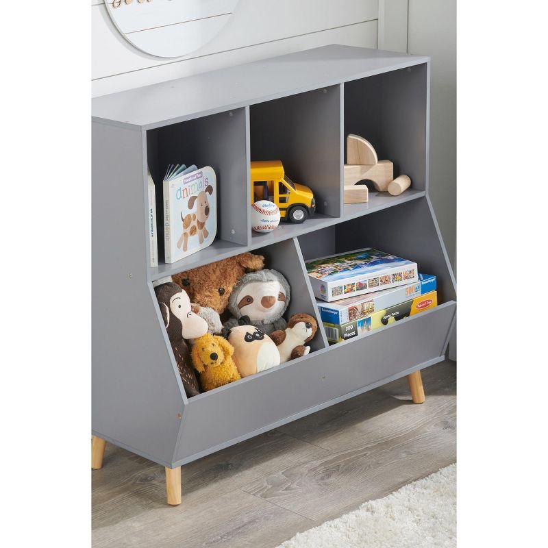 5-Bin Storage Cubby With Feet