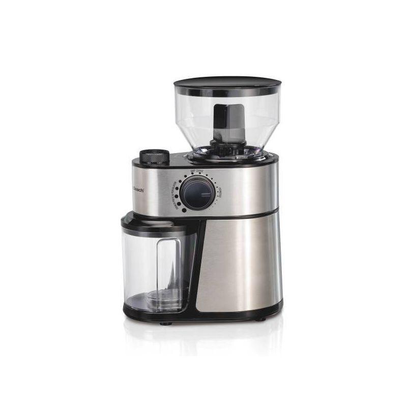 Hamilton Beach Stainless Steel Burr Coffee Grinder with Adjustable Grind