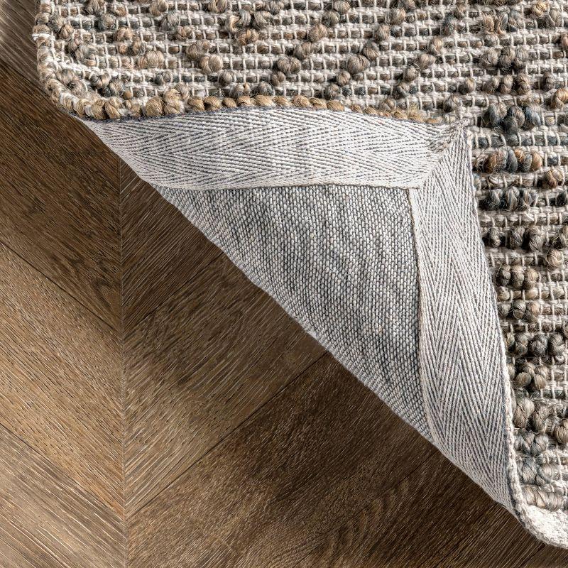 Alden Textured Diamonds Area Rug Dark Gray - nuLOOM