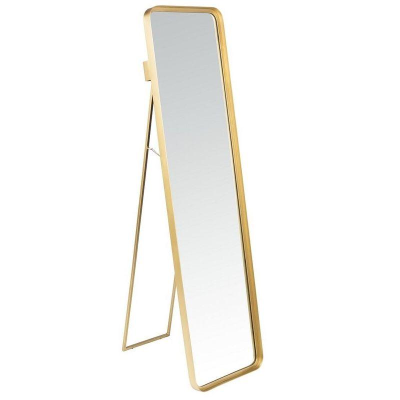 Lerna Mirror - Brushed Brass - Safavieh