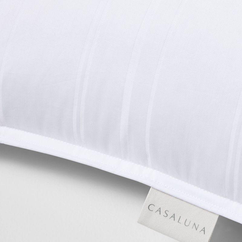 King Medium/Firm Machine Washable Medium Down Alternative Pillow - Casaluna™: Hypoallergenic, 300 Thread Count, Cotton Cover