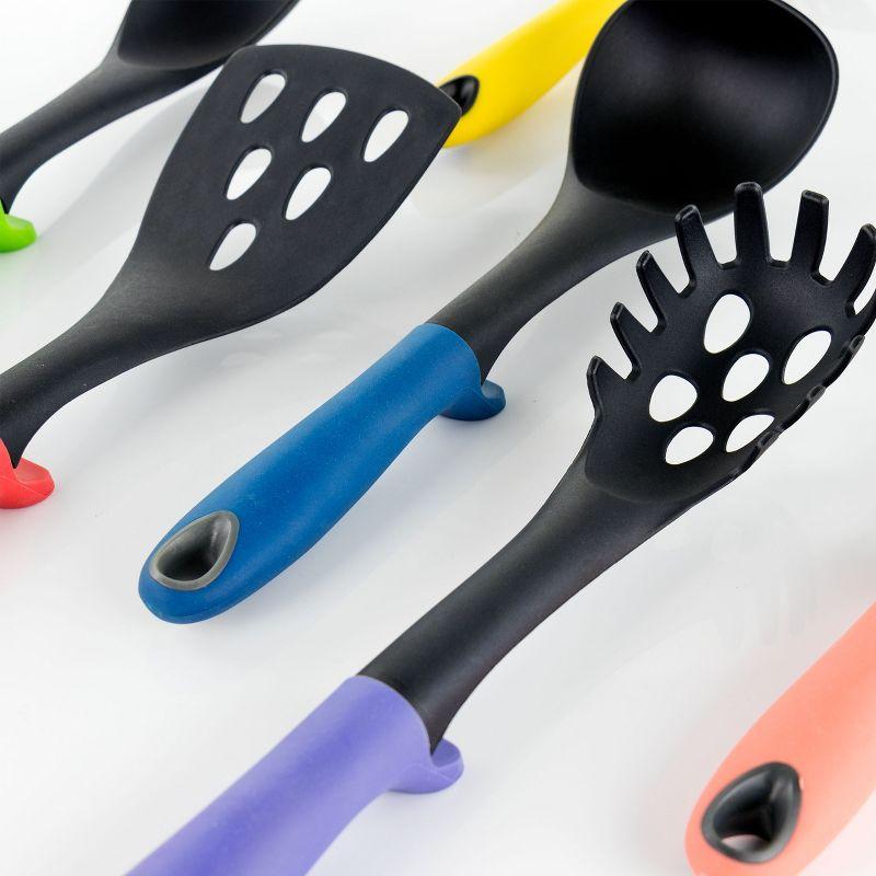 MegaChef 7 Piece Multicolor Nylon Cooking Utensil Set