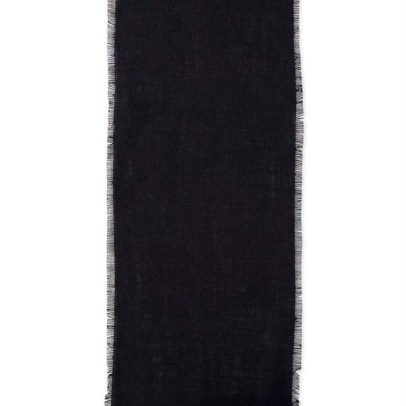 Design Imports Black Jute Table Runner 15X74
