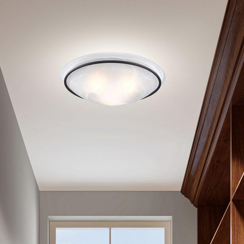 Livex Lighting Newburgh 3 - Light Semi-Flush Mount in  Bronze