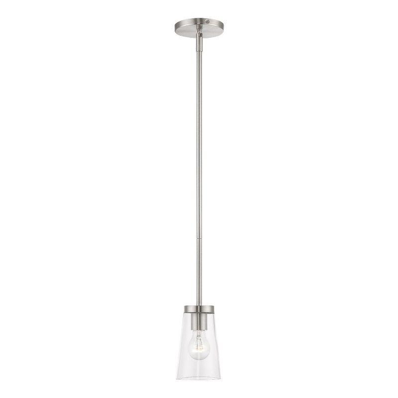 Livex Lighting Cityview 1 - Light Pendant in  Brushed Nickel