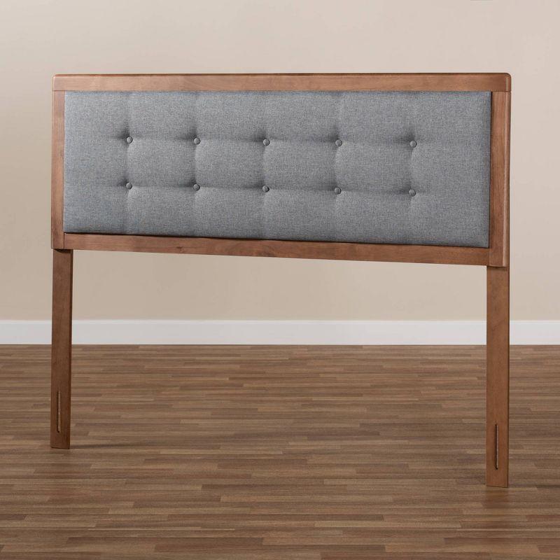 Sarine Walnut Finished Wood Headboard - Baxton Studio