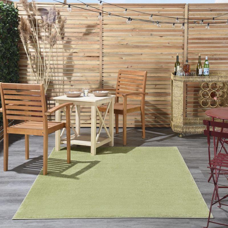 Nourison Essentials Solid Indoor/Outdoor Area Rug