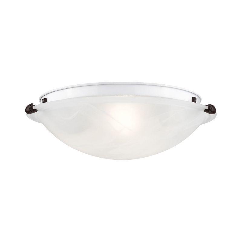 Livex Lighting Oasis 3 - Light Flush Mount in  Bronze