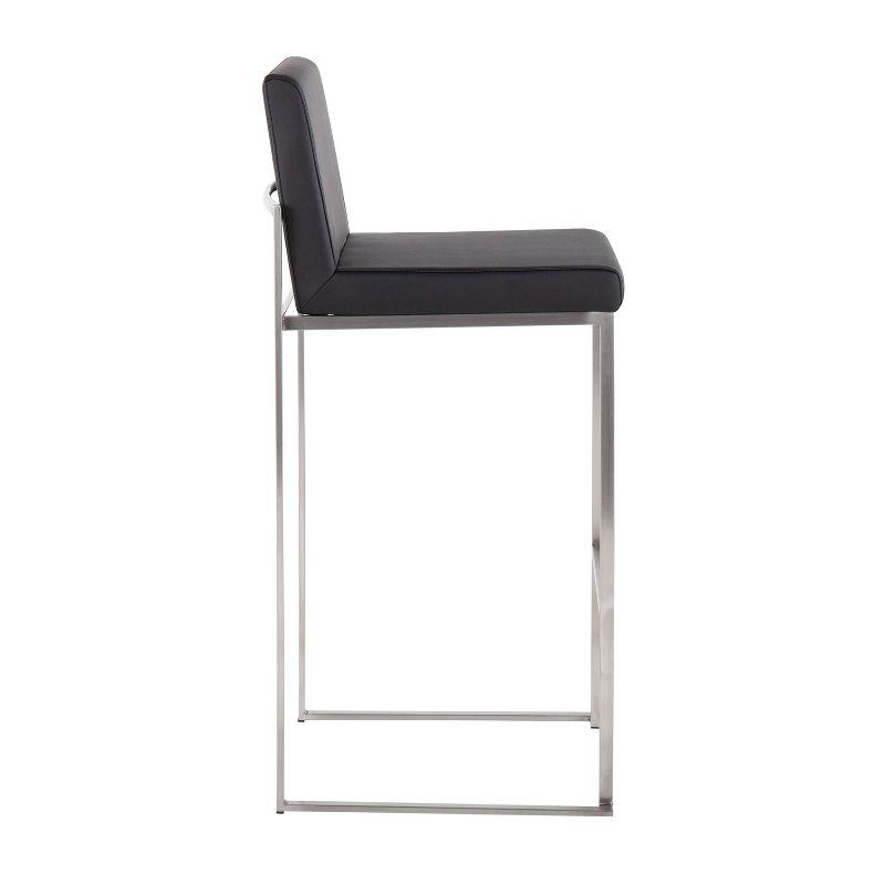 Rakowski Upholstered Counter Stool with Metal Frame