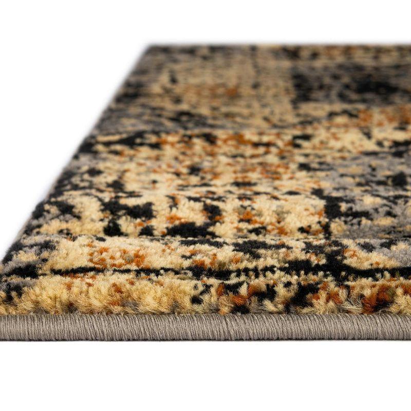 Unique Loom 10' 0 x 14' 0 Black Gray Saturn Astra Area Rug