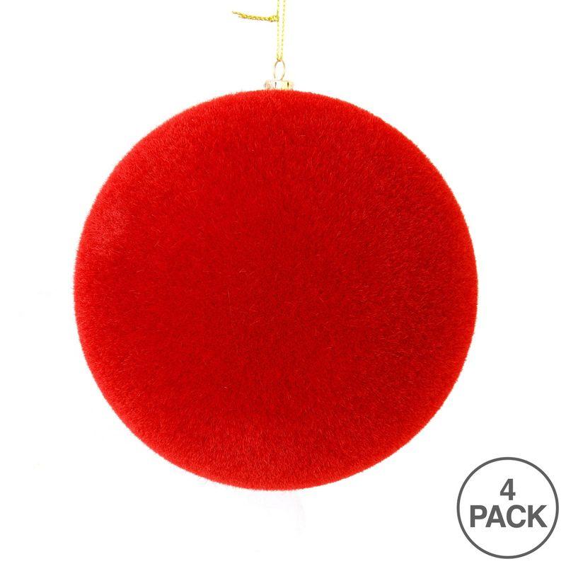 Vickerman Flocked Ball Ornament