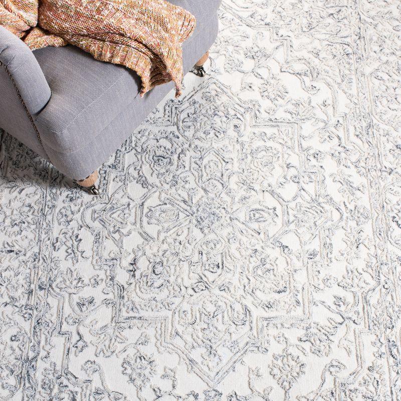 Trace TRC302 Hand Tufted Runner Rug - Ivory/Charcoal - 2'3"x8' - Safavieh.