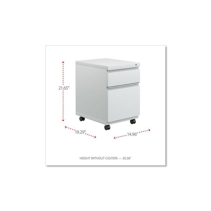 Etros Series 14.87'' Wide 2 -Drawer Mobile Steel File Cabinet