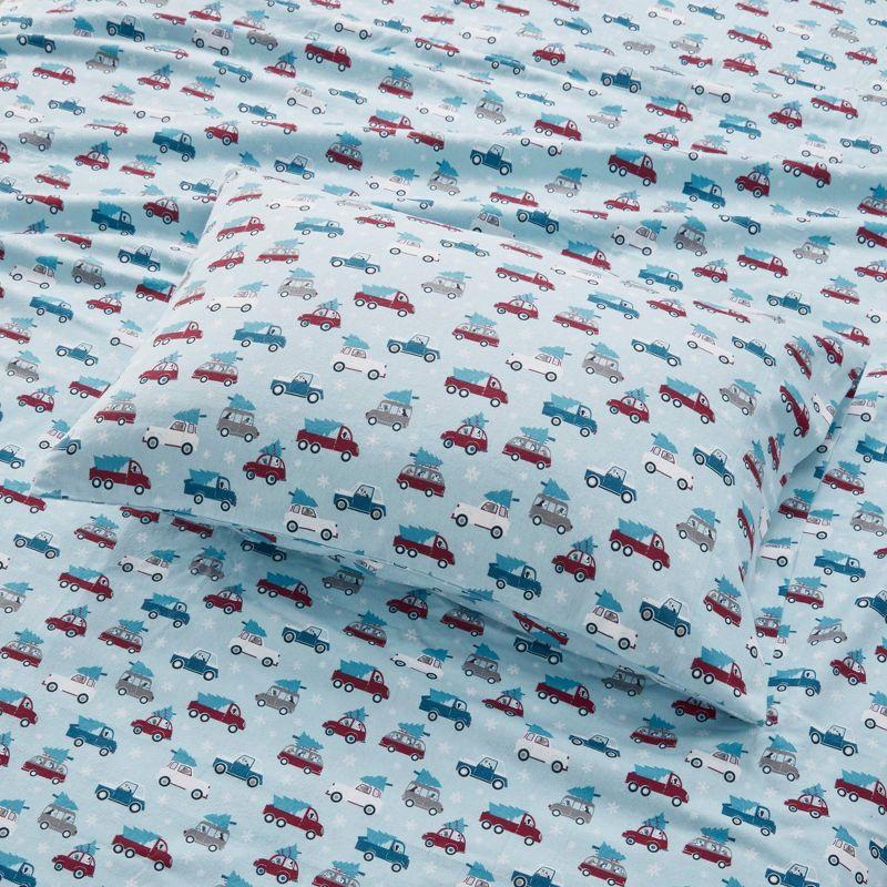 Madison Park Cozy Flannel 100% Cotton Sheet Set