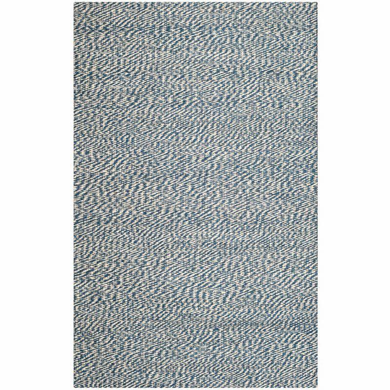 Natural Fiber NF448 Hand Woven Indoor Area Rug - Blue/Ivory - 6'x9' - Safavieh.
