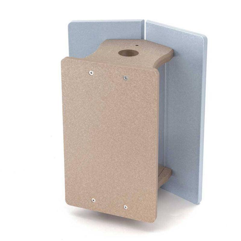 Birds Choice Bluebird Feeder in Taupe and Blue Recycled Plastic