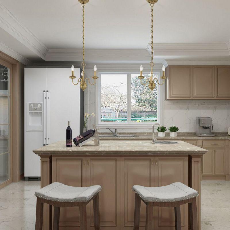 Livex Lighting Windsor 3 - Light Chandelier in  Black