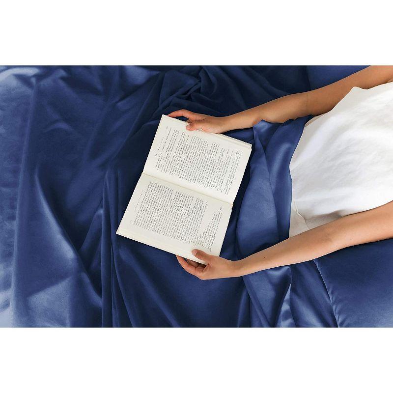 CGK Linens 4 Piece 100% Cotton 400 Thread Count Hotel Quality Bed Sheet Set