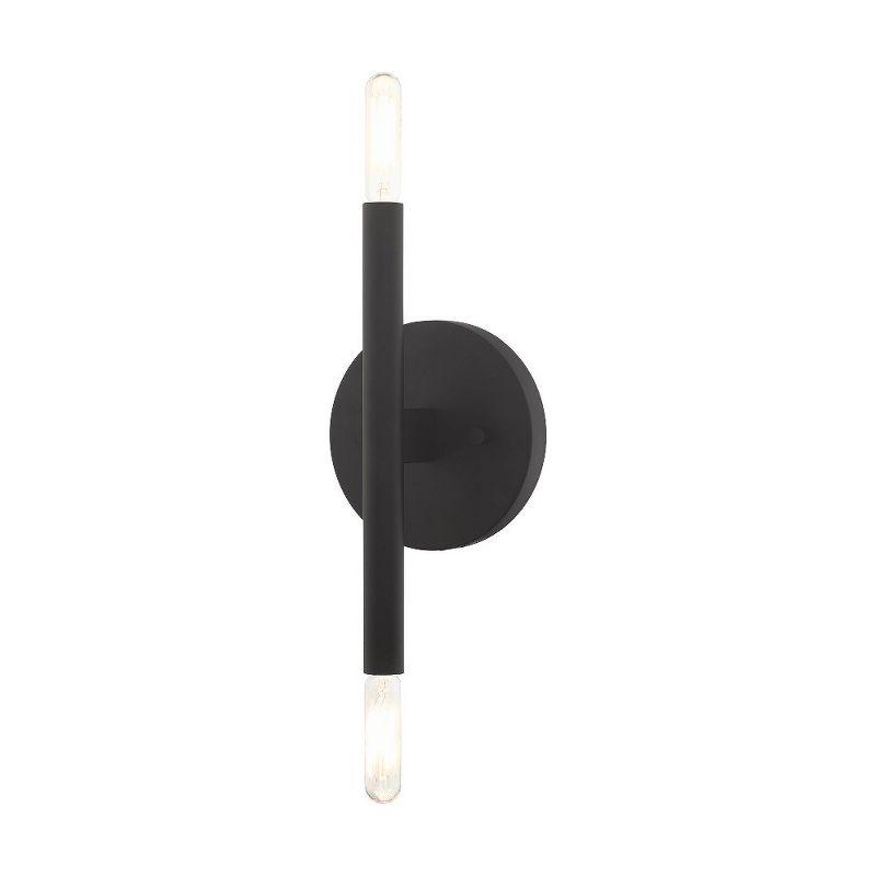 Livex Lighting Copenhagen 2 - Light Wall Light in  Black