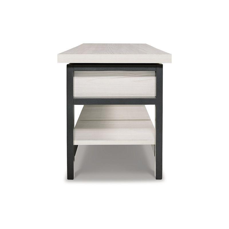 Signature Design by Ashley Casual Rhyson Storage Bench  White