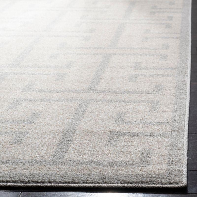 Amherst AMT404 Power Loomed Area Rug - Ivory/Light Grey - 5'3"x8' - Safavieh.