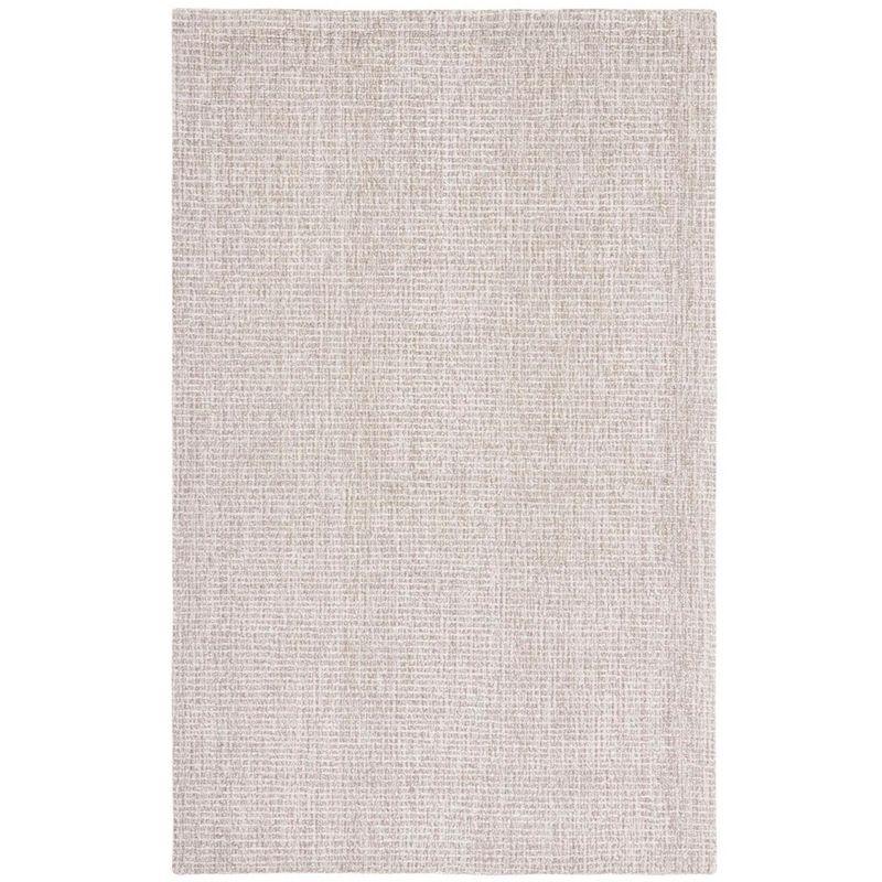 Abstract ABT468 Handmade Indoor Area Rug - Ivory/Grey - 5'x8' - Safavieh