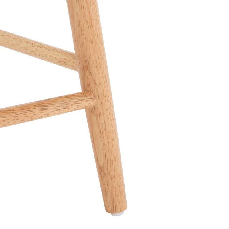 May Wood Counter Stool  - Safavieh