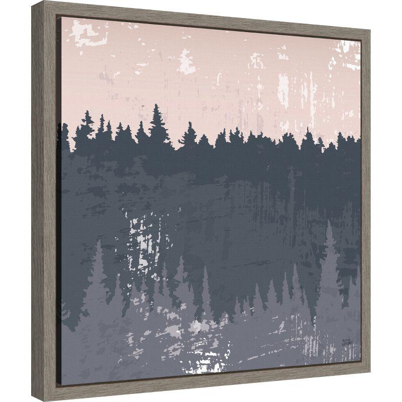 Amanti Art Evening Forest II by Melissa Averinos Canvas Wall Art Print Framed 16 x 16-in.