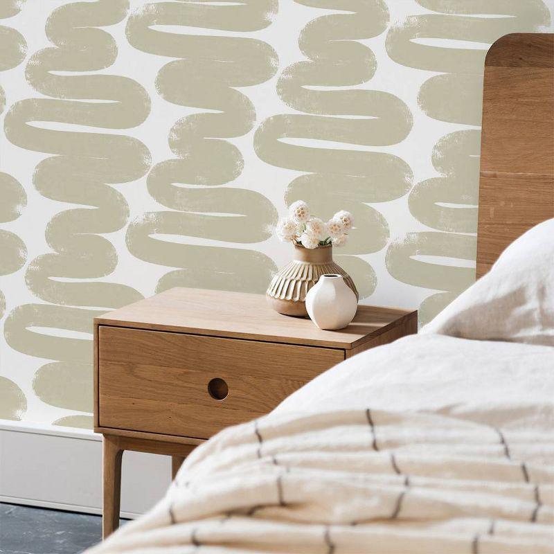 Wiggle Room Peel and Stick Wallpaper By Bobby Berk