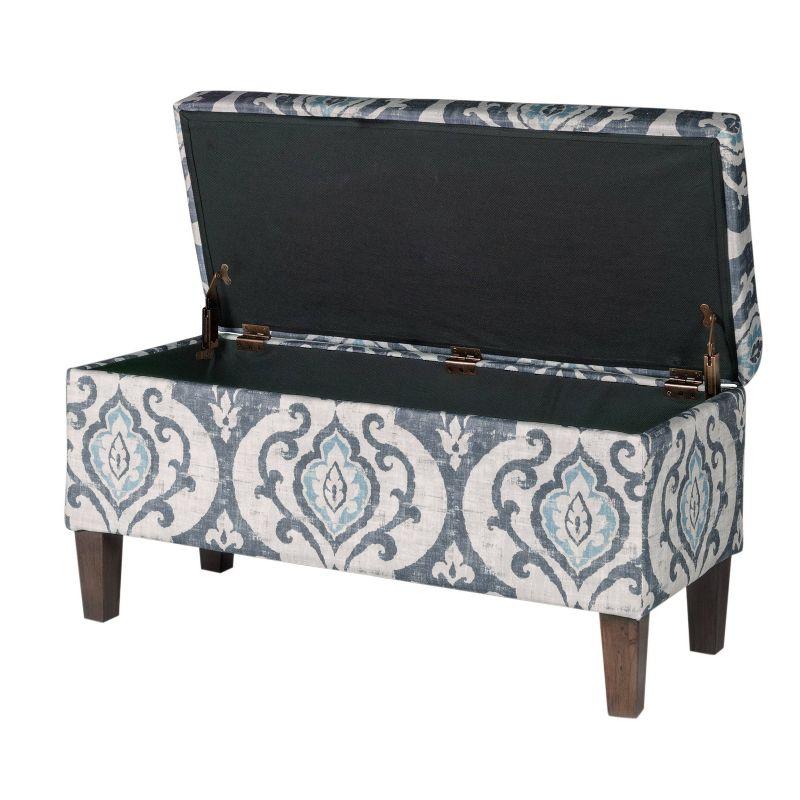 Large Textured Storage Bench - HomePop