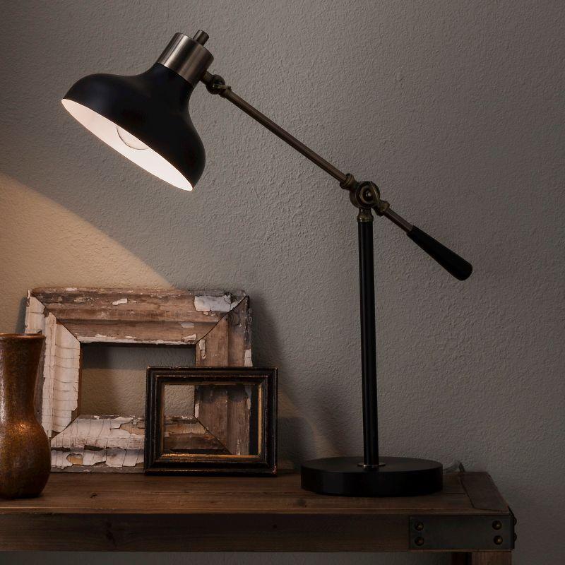 Crosby Schoolhouse Desk Lamp Black - Threshold™