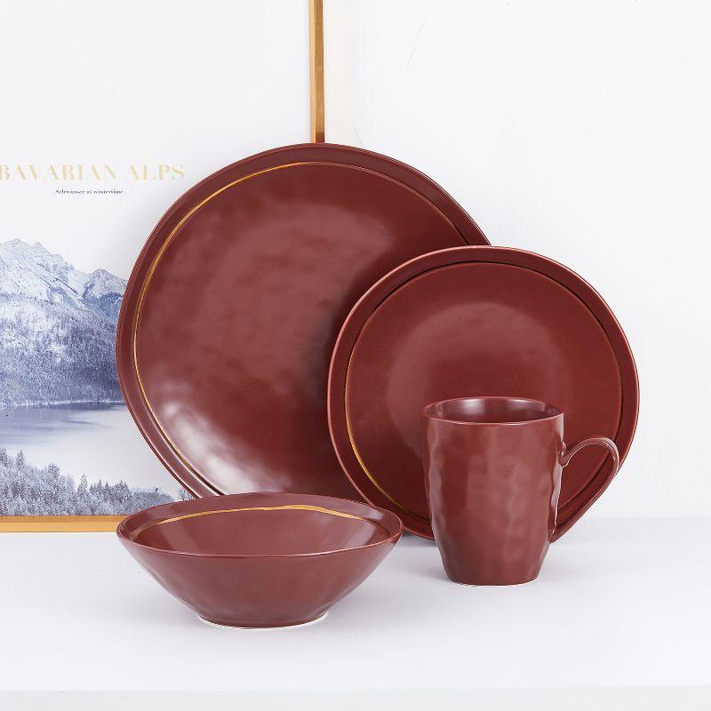 Stone Lain Clara 16-Piece Dinnerware Set Porcelain