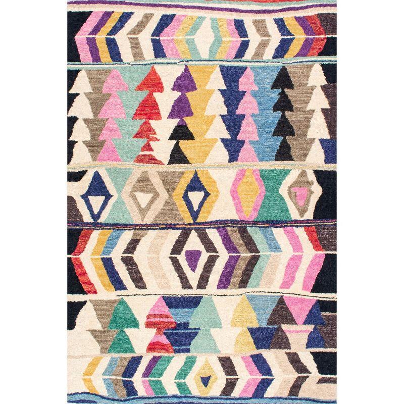 Darcy Southwestern Handmade Tufted Wool Brown Area Rug