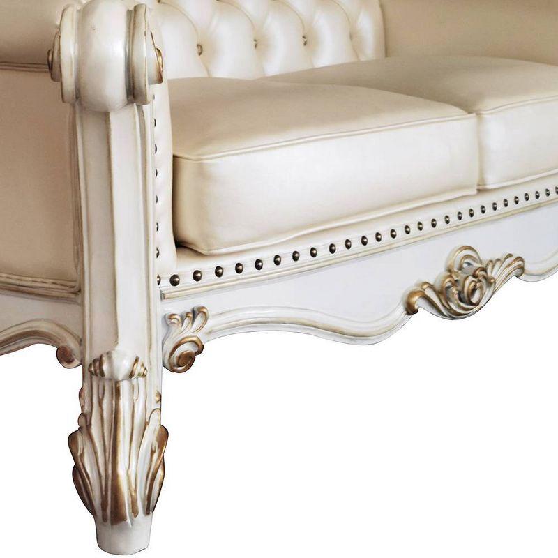 Vendome 70" Sofas Champagne and Antique Pearl Finish - Acme Furniture