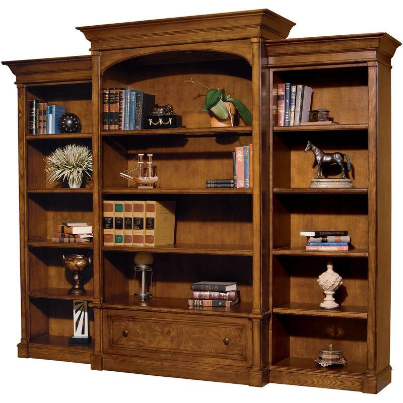 Urban Ash Burl Adjustable Wood Bookcase