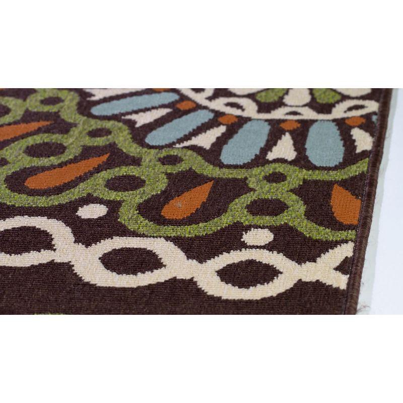 Veranda VER092 Power Loomed Indoor/Outdoor Accent Rug - Creme/Red - 2'x3'7" - Safavieh