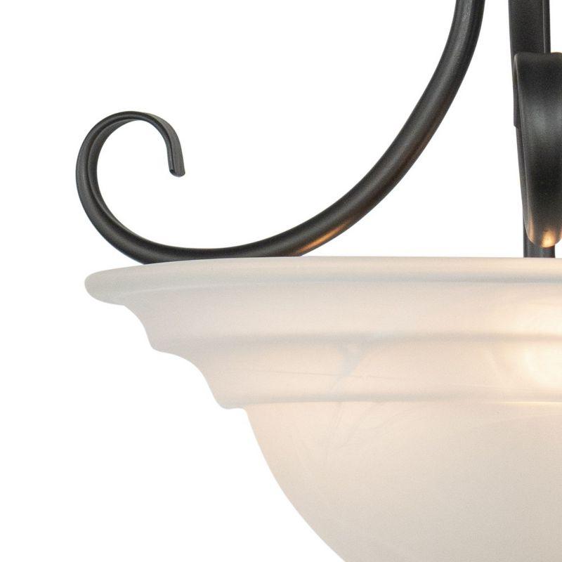 Vaxcel Babylon 3 - Light Flush Mount in  Oil Burnished Bronze