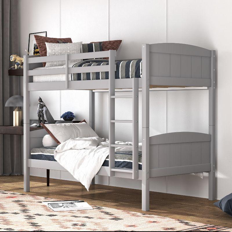 Twin Over Twin Alexis Wood Arch Bunk Bed - Hillsdale Furniture