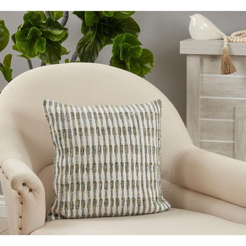 Saro Laelia Collection Cotton Pillow Cover