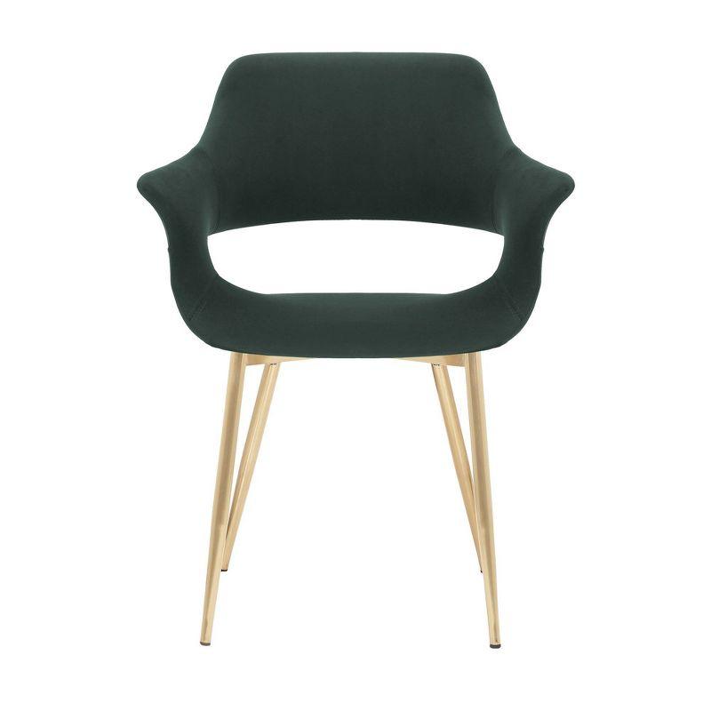 Gigi Velvet Metal Dining Room Chair - Armen Living