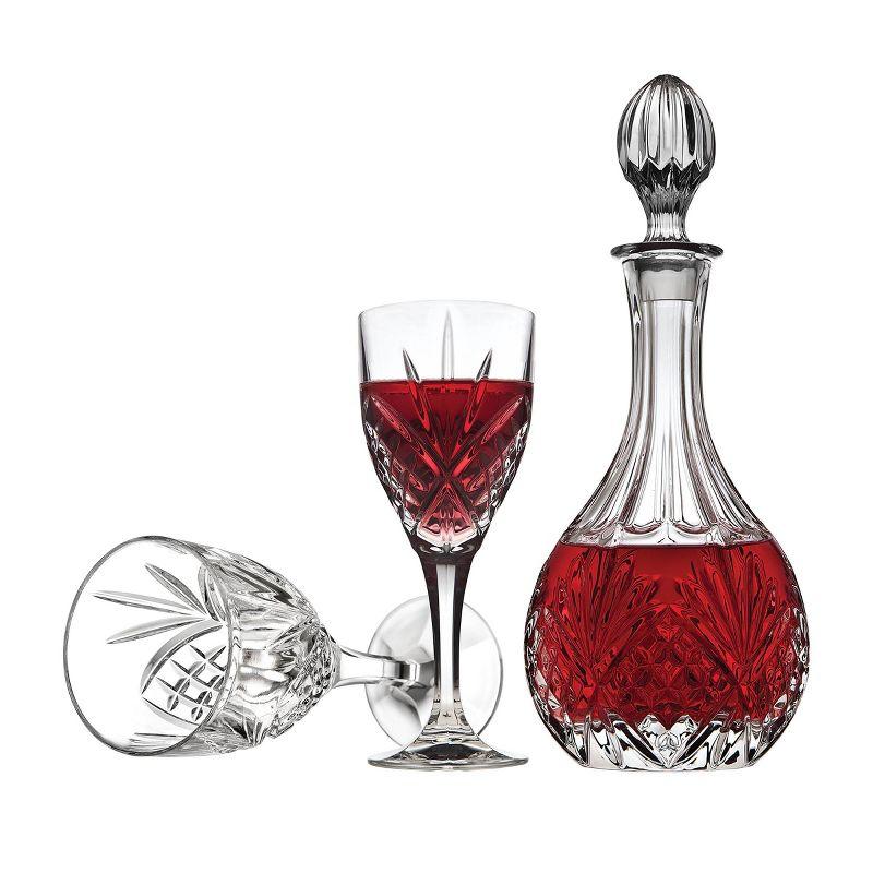 Godinger Silver 5pc Dublin Crystal Wine Decanter Set