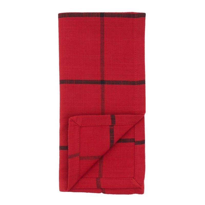 Hester Cotton Plaid Square Napkin (Set of 4)